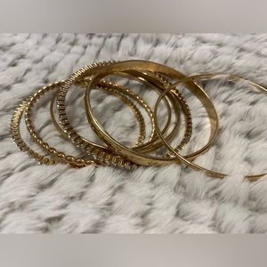 Gold Bracelet Stack